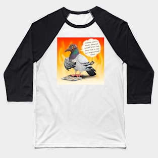 Pandemic Pigeon Baseball T-Shirt